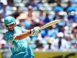 Brisbane Heat's Craig Keiswetter in action against Adelaide Strikers during their Big Bash League match on January 18, 2014