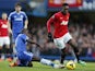 Chelsea's Ramires tries to tackle Man United's Danny Welbeck during their Premier League match on January 19, 2014