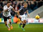 Millwall's Lee Martin and Ipswich's Luke Chambers in action during their Championship match on January 18, 2014