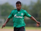 Schalke's Michel Bastos in action against Southampton during a friendly match on July 24, 2013