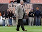 Cleveland Browns president Mike Holmgren greets people on the field prior to to the game between the Cleveland Browns and the Tennessee Titans at Cleveland Browns Stadium on October 2, 2011