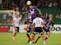 Adrian Zahra of the Glory heads the ball during the round 15 A-League match between Perth Glory and the Brisbane Roar at nib Stadium on January 17, 2014
