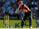 Ashton Turner of the Perth Scorchers bats during the Big Bash League match between the Perth Scorchers and the Adelaide Strikers at WACA on January 16, 2014