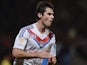 Lyon's French midfielder Yoann Gourcuff celebrates after scoring a goal during the French League Cup quarter final football match against Olympique de Marseille on January 15, 2014