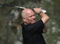 Andy Gray, former international footballer and broadcaster, in action during the Pro Am prior to the start of the Commercial Bank Qatar Masters at Doha Golf Club on January 21, 2014