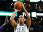  Avery Bradley of the Boston Celtics takes a shot against the Los Angeles Lakers in the first quarter during the game at TD Garden on January 17, 2014