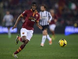 AS Roma's forward of Ivory Coast Gervinho controls the ball against Juventus during their Coppa Italia football match, on January 21 , 2014 