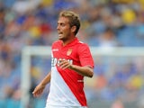 Jakob Poulsen of Monaco in action during the the pre season friendly match between Leicester City and Monaco at The King Power Stadium on July 27, 2013