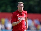 Michael Smith of Charlton Athletic in action during the Pre Season Friendly match between Welling and Charlton Athletic at Park View Road on July 6, 2013