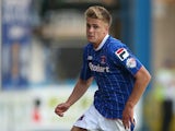 Carlisle's Brad Potts in action against Blackburn during their League Cup first round match on August 7, 2013