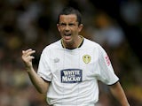 Gary Kelly of Leeds United in action during the Coca Cola Championship match between Norwich City and Leeds United at Carrow Road on August 27, 2005