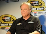 Stewart-Haas Racing co-owner Gene Haas at a press conference during NASCAR Sprint Media Tour at Charlotte Convention Center on January 27, 2014