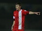 Hartlepool's Luke James in action against Coventry during their FA Cup second round replay match on December 17, 2013