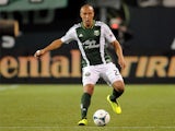 Portland Timbers' Mikael Silvestre in action against Montreal Impact on March 9, 2013