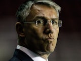 Reading manager Nigel Atkins looks on during the Championship match against Blackpool on January 28, 2014