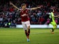 Jamie Paterson of Nottingham Forest celebrates after scoring the opening goal of the game during the Sky Bet Championship match between Nottingham Forest and Yeovil Town at City Ground on February 02, 2014