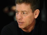 Troy Aikman, former NFL player and current NFL analyst for FOX Sports, answers questions from the press during the FOX Sports media availablility in the Empire East Ballroom, at Super Bowl XLVIII Media Center at the Sheraton New York Times Square on Janua
