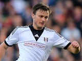William Kvist of Fulham in action during the Barclays Premier League match between Fulham and Southampton at Craven Cottage on February 1, 2014