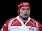 Andy Hazell of Gloucester during the Aviva Premiership match against London Wasps on November 2, 2013
