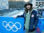 Danny Davis of the USA Snowboarding team poses in the Rosa Khutor Mountain Village ahead of the Sochi 2014 Winter Olympics on February 6, 2014
