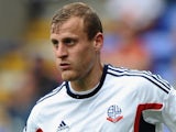 David Wheater of Bolton Wanderers during the Sky Bet Championship match between Bolton Wanderers and Queens Park Rangers at Reebok Stadium on August 24, 2013