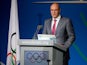 Winter Olympics Sochi 2014 President Dmitry Chernyshenko delivers a speech during the reports of the Coordination Commission during the International Olympic Committe's 125th Session, in Buenos Aires, on September 8, 2013