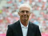 Bayern Munich's honorary president Franz Beckenbauer is pictured ahead the 'Uli Hoeness Cup' friendly football match FC Bayern Munich vs FC Barcelona in the stadium in Munich, southern Germany, on July 24, 2013