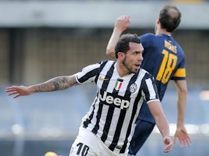 Tevez double puts Juventus in command