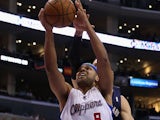 Jared Dudley #9 of the Los Angeles Clippers in action against New Orleans Pelicans on December 18, 2013