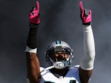 Josh Norman #24 of the Carolina Panthers during their game against Dallas Cowboys on October 21, 2012
