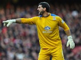Julian Speroni of Crystal Palace in action during the Barclays Premier League match between Arsenal and Crystal Palace at Emirates Stadium on February 2, 2014