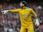 Julian Speroni of Crystal Palace in action during the Barclays Premier League match between Arsenal and Crystal Palace at Emirates Stadium on February 2, 2014