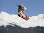 US Karly Shorr competes in the Women's Snowboard Slopestyle qualification at the Rosa Khutor Extreme Park during the Sochi Winter Olympics on February 6, 2014