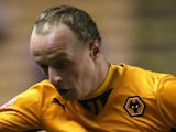 Leigh Griffiths of Wolves controls the ball during the FA Cup First Round Replay match between Wolverhampton Wanderers and Oldham Athletic on November 19, 2013
