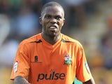 Barnet's Mark Marshall in action against Northampton during their League 2 match on October 1, 2011