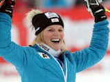 Marlies Schild of Austria takes 1st place during the Audi FIS Alpine Ski World Cup Women's Slalom on December 29, 2013