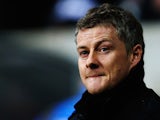 Cardiff manager Ole Gunnar Solskjaer prior to kick-off against Swansea during their Premier League match on February 8, 2014