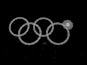 Only four of five rings form at the opening ceremony of the Winter Olympics on February 7, 2014.