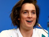 Team Australia snowboarder Scott James at a press call in Sochi on February 2, 2014.