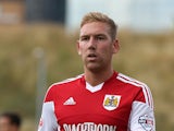 Scott Wagstaff of Bristol City in action during the Sky Bet League One match between Coventry City and Bristol City at Sixfields Stadium on August 11, 2013