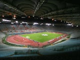 A general view of the Stadio Olimpico on November 03, 2004.