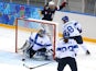 The US take on Finland in the women's ice hockey in Sochi on February 8, 2014.