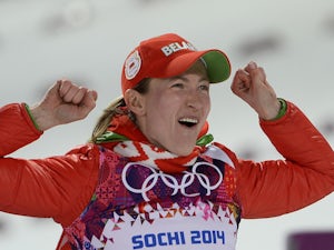 Domracheva takes third Sochi gold