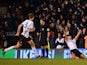 Kieran Richardson of Fulham celebrates scoring their second goal during the Barclays Premier League match between Fulham and Liverpool at Craven Cottage on February 12, 2014