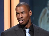 Pro basketball player Jason Collins speaks onstage after receiving the Inspirational Athlete of the Year Award at the 28th Anniversary Sports Spectacular Gala on May 19, 2013