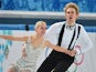 Great Britain's Nicholas Buckland and Great Britain's Penny Coomes perform in the Figure Skating Ice Dance Short Dance at the Iceberg Skating Palace during the Sochi Winter Olympics on February 16, 2014