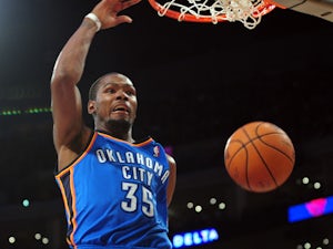 Kevin Durant delighted with Ibaka return