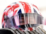 Paula Walker takes a practice run during a training session in the two-woman bobsleigh on February 15, 2014