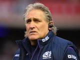Scotland coach Scott Johnson looks on during the RBS Six Nations match between Scotland and England at Murrayfield Stadium on February 8, 2014 