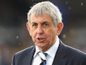 Sir Ian McGeechan, the Bath director of rugby looks on during the Aviva Premiership match between Bath and London Wasps at the Recreation Ground on April 21, 2012